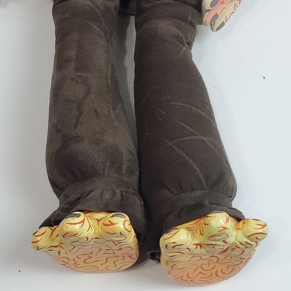 Vintage 1999 Star Wars 22" Jar Jar Binks Plush Talking Alarm Clock Think Way Toy - Picture 4 of 11